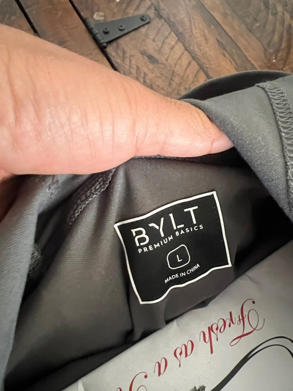 BYLT Basics Men’s Turtleneck Sweater - Gray